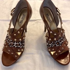 Michael by Michael Kors Animal Print Platform Heels - New no tags